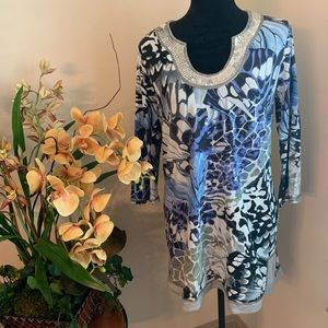 JOYOUS & FREE  I  Sequin Embellished Tunic